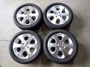 YS10498【送料無料165/55R14】スズキ純正 ワゴンR純正 アルト ラパン パレットなどにも 中古夏タイヤセット ▼14×4.5J 100/4H ET50▼