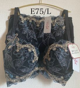 トリンプ レッドレーベル0081《E75/L》寄せアゲハ ブラジャー&ヒップハングショーツ