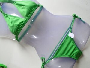 bra42 ◎格安セール【新品】 Marisa シンプル　ブラジルビキニ 　ライトグリーン　Mサイズ ◎