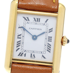 カルティエ CARTIER 81720553 タンクルイMM K18YG クォーツ レディース _839875