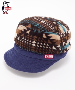 CHUMS Fleece Native Cap Navy Mix チャムス フリース ネイティブ キャップ（ユニセックス）ネイビー ミックス CH05-0774／Free Size