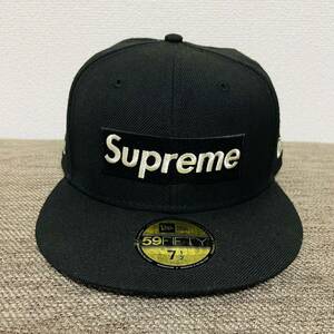 Supreme $1M Metallic Box Logo New Era Cap Black 59.6cm 7 1/2 20ss 2020年 黒 ブラック メタリック ボックスロゴ ニューエラ キャップ