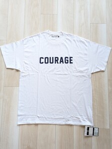 【即完売品】FORTY PERCENT AGAINST RIGHTS for UNDER R OPEN記念 アーカイブ 限定復刻 COURAGE Print Tシャツ Ron Herman WTAPS