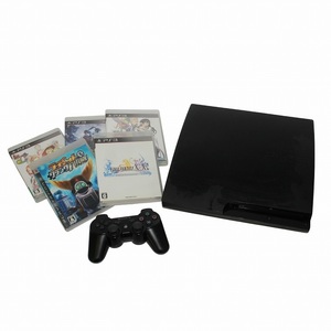 ソニー SONY PlayStation3 PS3 プレイステーション ゲーム機 320GB カセット5本セット コントローラー CERO A B C 黒