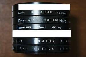 [62mm] Kenko marumi FUJICA (MC) CLOSE UP No.2 No.3 クローズアップフィルター 480円/枚