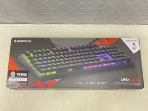 C336 展示品 SteelSeries スティールシリーズ 日本語版 メカニカルキーボード APEX M750 JP 64684 QX2メカニカルRGBスイッチ採用