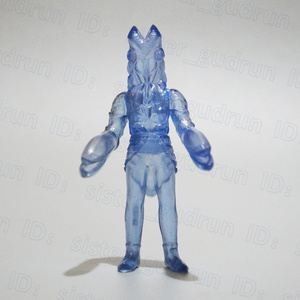 【美品】 バルタン星人 ブルークリア Ver. ソフビフィギュア 人形 ウルトラマンソフビ道 HGシリーズ HYPER HOBBY 円谷プロ *や01*