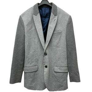 ZARA MAN/ ザラマン メンズ テーラードジャケット　ブレザー グレー×グレー Lサイズ トルコ製 O-2273