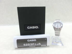 ☆美品☆#31230 CASIO/カシオ LWQ-10 wave ceptor ウェーブセプター 電波ソーラー レディース 取説・箱付 現状品