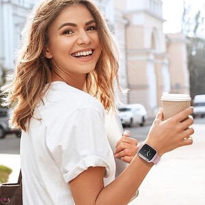 ローズピンク ステンレス留め金製 男女兼用 アップルウォッチ Apple Watch Series 49mm 46mm 45mm 44mm 42mm(Series 3/2/1) バンド