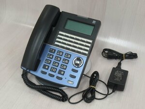 ▲Ω ZZE 14113# 保証有 キレイめ SAXA【 NP320(K)(O) 】15年製 サクサ IP電話機 IP NetPhone SXⅡ ACアダプタ付 領収書発行可能