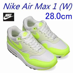 新品 28.0cm NIKE W AIR MAX 1 WHITE VOLT ナイキ エア マックス ワン ホワイト ボルト DZ2628-100 スニーカー