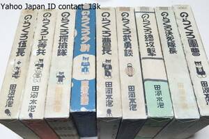 のらくろ総攻撃・のらくろ上等兵・のらくろ決死隊長・のらくろ武勇団・のらくろ少尉・のらくろ男軍曹・のらくろ探検隊/田河水泡/復刻版9冊