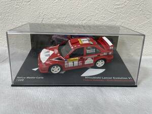 【20993】デアゴスティーニ ラリーカーコレクション 1/43 Mitsubishi Lancer Evolution Ⅵ 三菱 ランサーエボリューション ミニカー