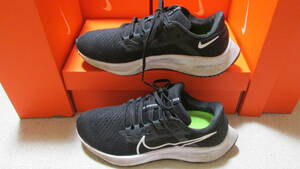 〈USED〉NIKE　ナイキ　エアズームペガサス38　24.5cm　ブラックカラー