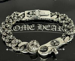 クロムハーツ chrome hearts ダガー　ID エクストラファンシー　クリップ　ブレスレット 