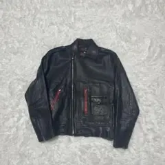 (極美品)top mode レザージャケット　ダブル　80sボア　XL