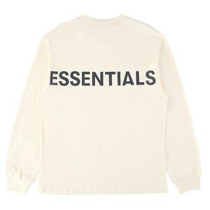 新品未使用 エッセンシャルズ ESSENTIALS REFLECTOR LOGO LS TEE-CREAM-XS