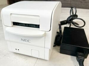 1円 美品 動作品 NEC レシートプリンター サーマルプリンター 58cm 高速印字モード搭載 PWPY241W02 白 ホワイト 良品 売り切り