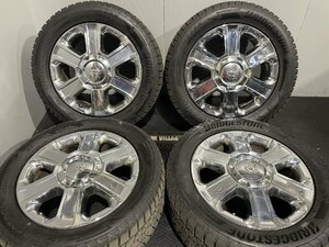 【BS BLIZZAK DM-V3 285/50R20】スタッドレス【USトヨタ タンドラ 純正ホイール 20インチ 8J5HPCD150+60】22年製 バリ溝 希少　(MTG600MY)