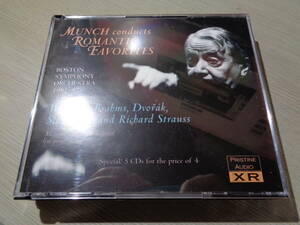 シャルル・ミュンシュ,CHARLES MUNCH,BOSTON SYMPHONY 1951-57/ROMANTIC FAVORITES(WEST HILL RADIO ARCHIVES:WHRA-6017 5CDs BOX SET