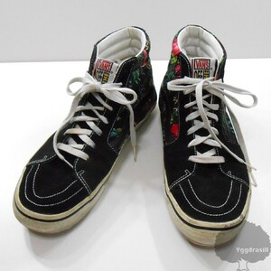 YGG■BEAMS×VANS ボタニカル スニーカー ハイカット US10 ビームス×バンズ シューズ