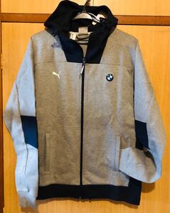 PUMA スウェットセット BMW Mスポ 部屋着 パーカーM パンツS ジップアップ Mモータースポーツ Mテク 新品未使用 スウェット ジップパーカー