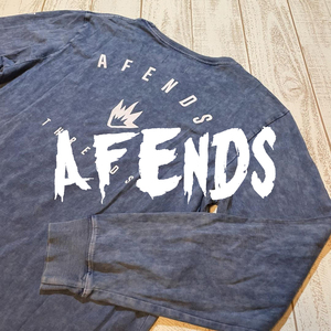 【Afends】アフェンズ ムラ染め プリントロングTシャツ ロンT Mサイズ