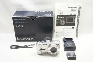 【適格請求書発行】ジャンク品 Panasonic パナソニック LUMIX DMC-TZ3 コンパクトデジタルカメラ 元箱付【アルプスカメラ】241028j