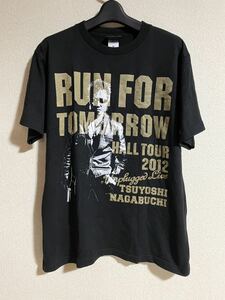 ■ 長渕剛 ■ RUN FOR TOMORROW ツアー Tシャツ　■ 長渕