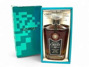 12E2★ウイスキー700ml/WHISKY★ SUNTORY CREST サントリー クレスト 12年 japanese whiskey