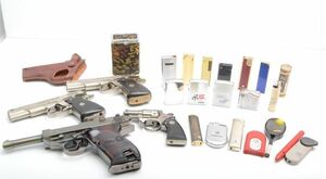 K333Z51R　ライター★まとめてセット★ZIPPO★GIVENCHY★Guy Laroche★Windmill★Elegance★WALTHER P-38ほか