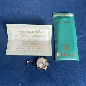 寺222 ROLEX ロレックス ジャンク Ref 1550 ROLEX PERPETUAL DATE パーツ欠損 不動 Cal 1570 ハック付き ロレックス パーペチュアルデイト