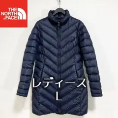 美品人気 THE NORTH FACE ダウンコート ロゴ刺繍 レディースL