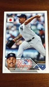 Topps MLB 2023 JAPAN EDITION 177 Nestor Cortes ニューヨーク・ヤンキース