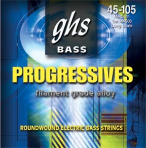 GHS M8000 45-105 Progressives Series エレキベース弦