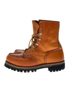 RED WING◆レースアップブーツ/US7.5/BRW/レザー/8855