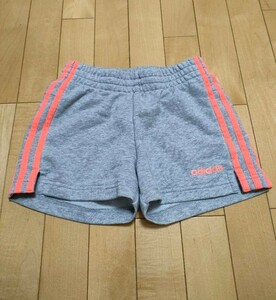 【美品】アディダスadidas レディースランニングパンツ SS グレー