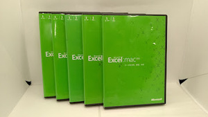 ●Microsoft Excel for Mac 2011　プロダクトキー 付き 5個セット