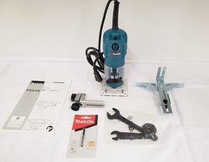 A045　美品！　makita　トリマ　3707FC　動作OK　送料無料！　BC00