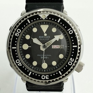 【ジャンク品】セイコー SEIKO ダイバーズ プロフェッショナル300m ツナ缶 7549-7010 腕時計 クォーツ 【中古】