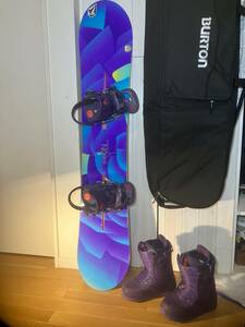 送料込 BURTON バートン FEELGOOD 149cm LEXA EST RITUAL 24cm 4点セット フィールグッド レグサ リチュアル 送料無料