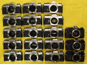 【動作未確認、未清掃、ジャンク】オリンパス　OM-1 →１８個