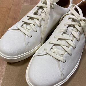 Clarks，クラークス スニーカー Un Costa Lace / アンコスタレース (ホワイトレザー) 6 ２４ｃｍ