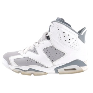 ナイキ AIR JORDAN 6 RETRO Cool Grey エアジョーダン6 クールグレー ハイカットスニーカー グレー/ホワイト US10.5/28.5cm CT8529-100