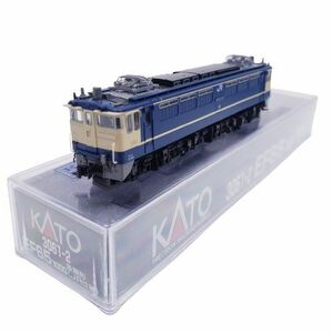 ▲【KATO/カトー】鉄道模型 3061-2 EF65 1000 後期型(JR仕様) N-GAUGE/エヌゲージ 模型列車 ケース付き★494