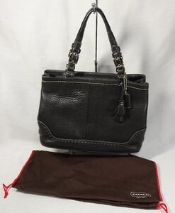 COACH/コーチ ハンドバッグ トートバッグ 5055 ハンプトンズ ｜レディース ブラック ★保存袋付き★