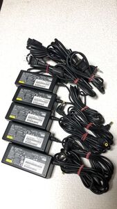 中古 5点セット FUJITSU/富士通 ノート用ACアダプタ FMV-AC320A(ADP-60ZH A) 19V/3.16A動作保証 ST0003る