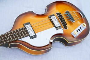 最新仕様 レア 左用 Hofner HI-BB-PE-SB LH Ignition Bass Sunburst ヘフナー バイオリンベース 美品