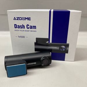 SU■ AZDOME ドライブレコーダー Dash Cam M300 Wi-Fi フルHD モニターレス 小型 コンパクト ドラレコ 車載カメラ 車用品 防犯 中古品